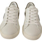 Dolce & Gabbana Chic White Leather Sneakers for Men