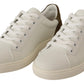 Dolce & Gabbana Chic White Leather Sneakers for Men