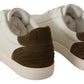 Dolce & Gabbana Chic White Leather Sneakers for Men