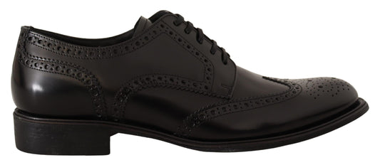 Dolce & Gabbana Elegant Wingtip Derby Oxford Shoes