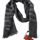 Missoni Elegant Unisex Wool Scarf with Logo Embroidery