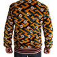 Dolce & Gabbana Elegant Multicolor Zip Sweater