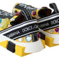 Dolce & Gabbana Embellished Yellow Sorrento Sneakers