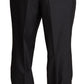 Dolce & Gabbana Elegant Gray Skinny Dress Trousers