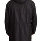 Dolce & Gabbana Elegant Black Hooded Blouson Jacket