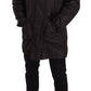 Dolce & Gabbana Elegant Black Hooded Blouson Jacket