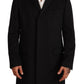 Dolce & Gabbana Elegant Gray Long Overcoat in Pure Cashmere