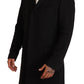 Dolce & Gabbana Elegant Gray Long Overcoat in Pure Cashmere