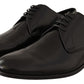 Dolce & Gabbana Elegant Black Leather Derby Shoes