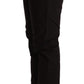 CYCLE Elegant Black Baggy Cotton Pants