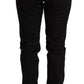 Acht Chic Low Waist Skinny Black Denim