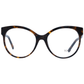 Tod's Chic Brown Round Full-Rim Women's Glasses