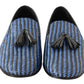 Dolce & Gabbana Elegant Woven Leather Loafers