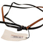 Costume National Elegant Brown Leather Fashion Belt