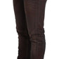 Acht Chic Low Waist Skinny Brown Jeans