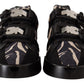 Dolce & Gabbana Zebra Suede Low Top Fashion Sneakers