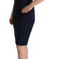 John Galliano Sleeveless Navy Knee-Length Sheath Dress