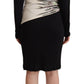 Roberto Cavalli Elegant Sheath Long Sleeve Boat Neck Dress