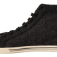 Dolce & Gabbana Elegant High Top Cotton/Wool Sneakers