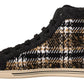 Dolce & Gabbana Beige High Top Fashion Sneakers