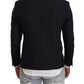 Domenico Tagliente Elegant Single Breasted Black Jacket