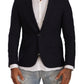 Domenico Tagliente Elegant Single Breasted Black Jacket