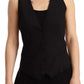 Dolce & Gabbana Elegant Black Wool Blend Waistcoat