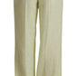 MSGM High-Waist Straight-Leg Chic Trousers