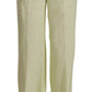 MSGM High-Waist Straight-Leg Chic Trousers