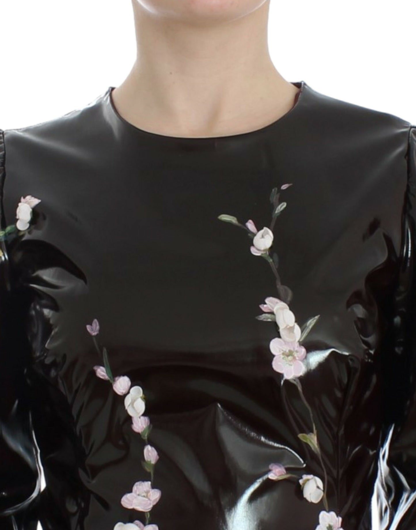 Dolce & Gabbana Elegant Floral Sheath Cocktail Dress
