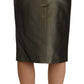 GF Ferre Chic High Waist Pencil Midi Skirt