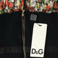 Dolce & Gabbana Elegant Floral Halterneck Bubble Dress