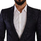 Dolce & Gabbana Elegant Dark Blue MARTINI Formal Blazer