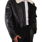 Dolce & Gabbana Elegant Shearling Biker Jacket