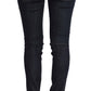 Costume National Chic Slim Fit Skinny Blue Jeans