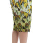 Lanre Da Silva Ajayi Vibrant Silk Blend Pencil Skirt