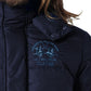 La Martina Elegant Sports Jacket with Hood in Navy Blue