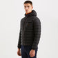 Refrigiwear Sleek Hooded Down Jacket with Pockets