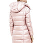 Refrigiwear Elegant Long Down Jacket with Removable Hood