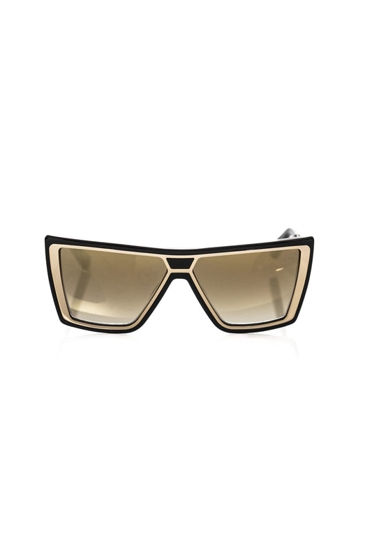 Frankie Morello Black Acetate Women's Sunglass