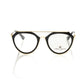 Frankie Morello Aviator-Style Chic Eyeglasses with Gold Accents