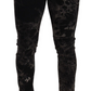 Dolce & Gabbana Slim Fit Patterned Skinny Jeans