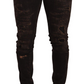 Dolce & Gabbana Slim Fit Distressed Skinny Denim Jeans