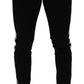 Dolce & Gabbana Elegant Slim-Fit Cotton Black Jeans