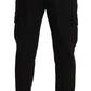 Dolce & Gabbana Sleek Skinny Cargo Pants in Timeless Black