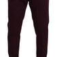 Dolce & Gabbana Elegant Purple Chinos for the Modern Man