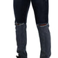 Dolce & Gabbana Chic Slim Fit Tattered Denim