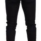 Dolce & Gabbana Elegant Slim Fit Dark Blue Denim Jeans