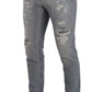 Dolce & Gabbana Elegant Light Blue Straight Denim Jeans