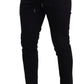 Dolce & Gabbana Elegant Dark Blue Skinny Jogging Pants